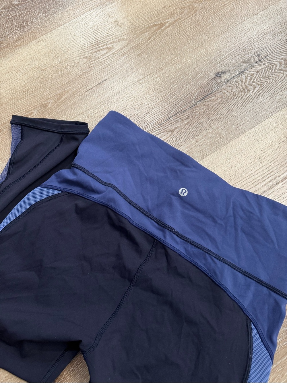 lululemon athletica Navy and Black leggings